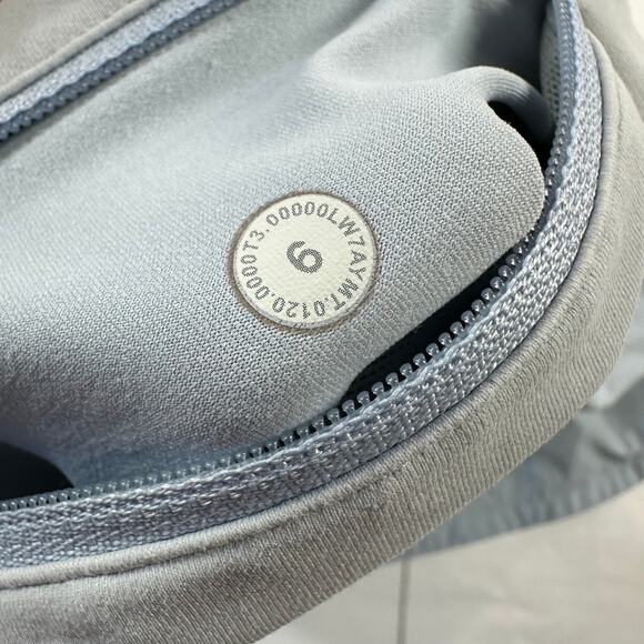 Lululemon Shorts Womens 6 Tall Light Blue Speed Up Athletic Lined Running Gym - Picture 4 of 11